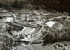 Bau des Freibad Sindelfingen 1962 - 1964